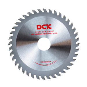 DCK Saw Blade (TCT) 4 Inci / Mata Potong Kayu 110x1.8x20.0mm, 40T
