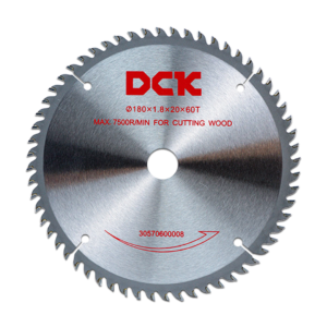 DCK Saw Blade (TCT) 7 Inci / Mata Potong Kayu 180×1.8×20.0mm, 60T